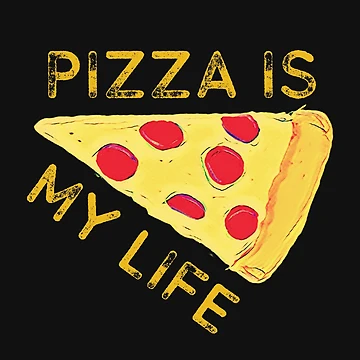 Artwork thumbnail, Pizza Is My Life by DesignsofNote