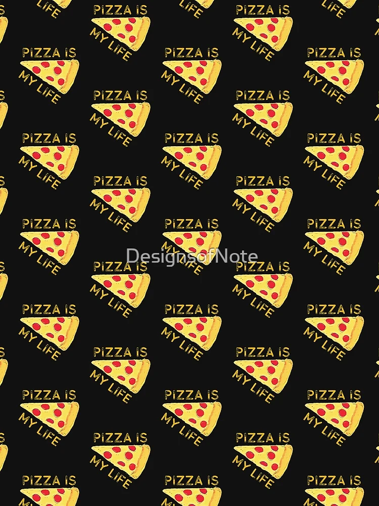 Thumbnail 3 of 3, Scarf, Pizza Is My Life designed and sold by DesignsofNote.
