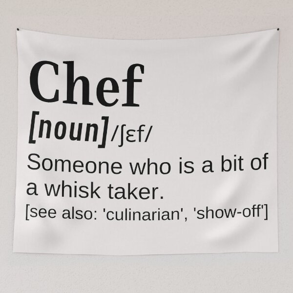 Item preview, Chef Funny Definition Whisk Taker Gift for Cooks, Grillers and Foodies designed and sold by DefinitionX.