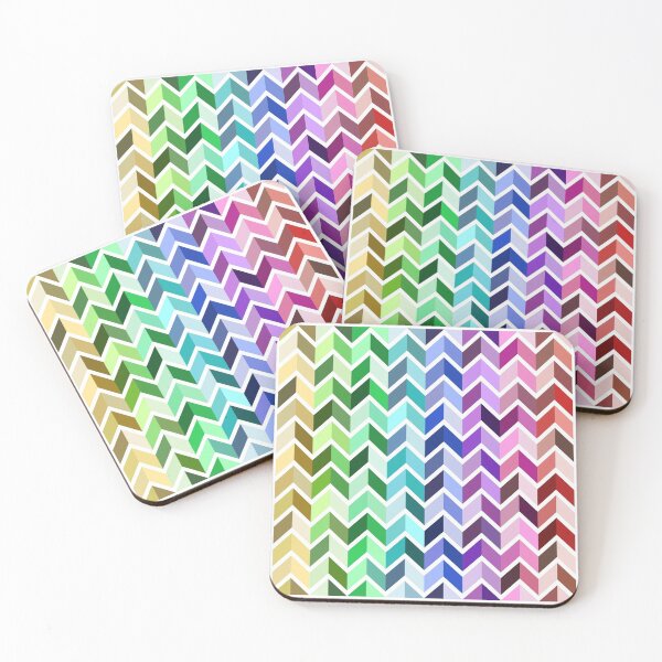 Item preview, Geometric Sequence Calculator Rainbow Abstract Art Cool Modern Contemporary Bright Realistic Artwork Bricks designed and sold by cattiktoks1718.