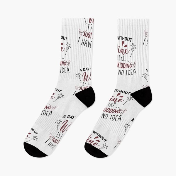 Item preview, A Day Without Wine - Funny Clever Wine Sayings designed and sold by Scratches Tees.