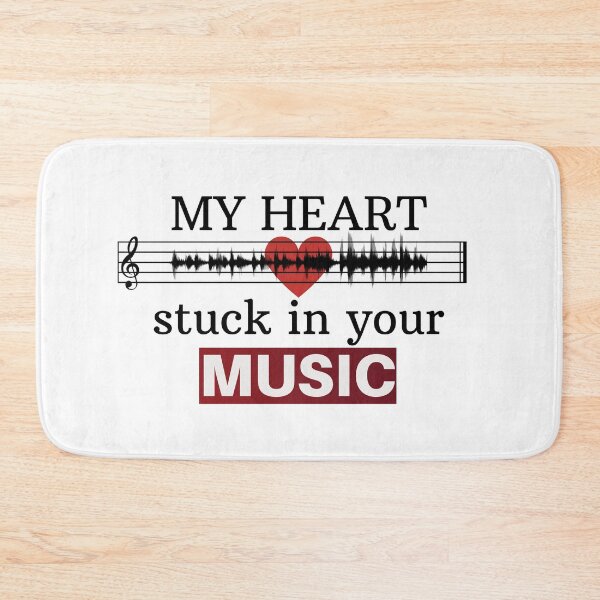 Item preview, My heart stuck in your music designed and sold by Musicianst0re.