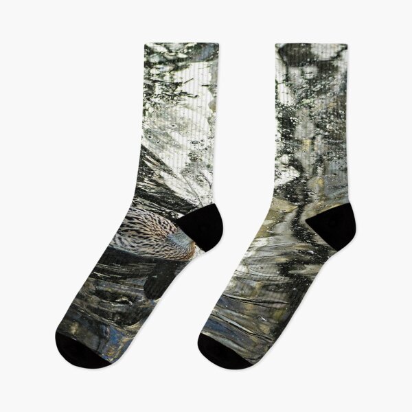 Item preview, Mallard Duck Hen Swimming Lake Water Reflection designed and sold by Anna Lemos.