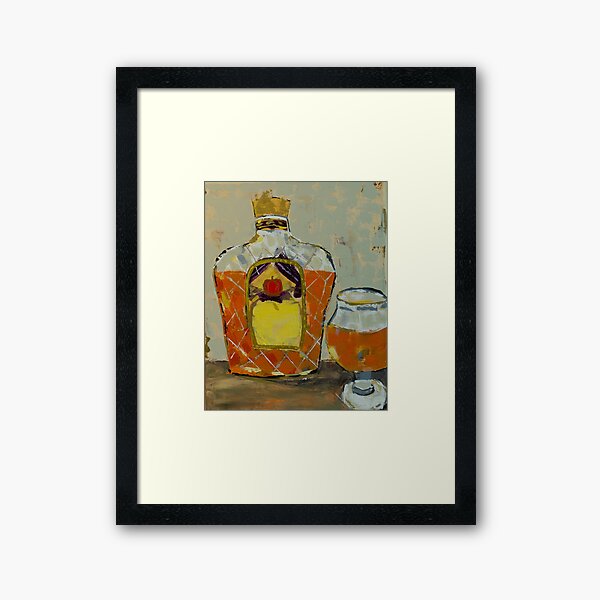 Vista previa del artículo con la obra «Crown Royal | Arte de bar | Whisky», diseñado y vendido por YellowDotArtist.
