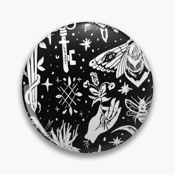 Item preview, Witchy Incantation Gothic Fantasy Garden Punk Dark Art, Crystals, Snakes designed and sold by lunaelizabeth.