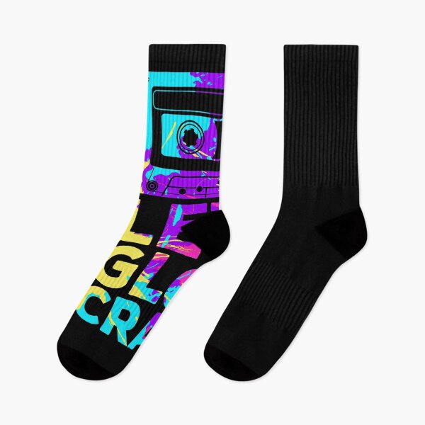 Item preview, Lets Glow Crazy Retro 80's Party Cassette Tape designed and sold by majuga.