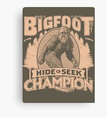 Bigfoot - Hide & Seek Champion Canvas Print