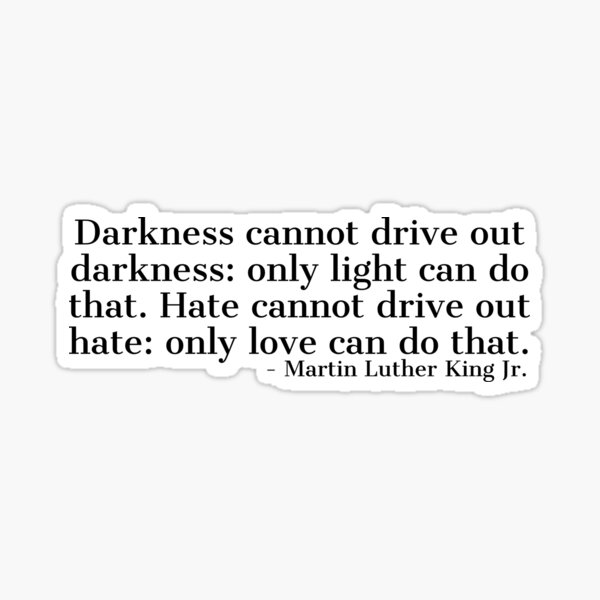 Artikel-Vorschau von MLK über die Vertreibung der Dunkelheit, designt und verkauft von Yviemakes.