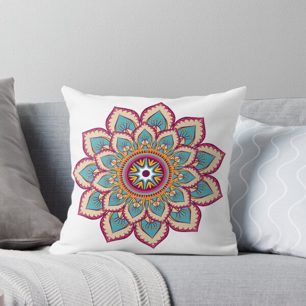 Item preview, Geometric Sequence Calculator Mandala Abstract Art Cool Modern Contemporary Bright Realistic Artwork Bricks designed and sold by cattiktoks1718.