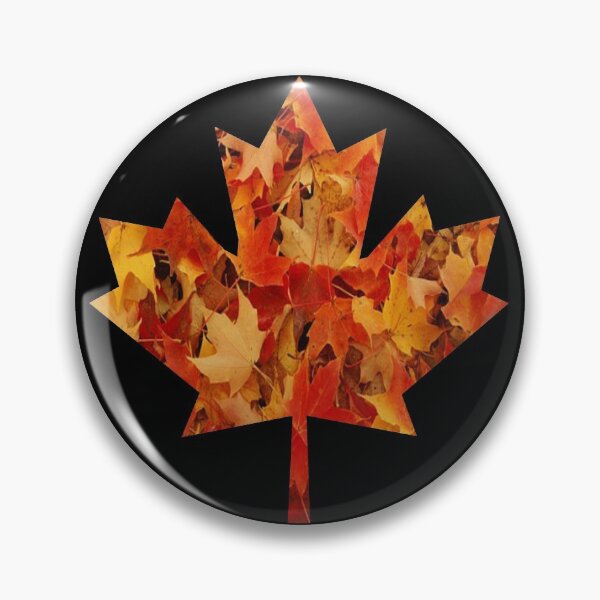 Item preview, Maple Leaf made of fall leaves designed and sold by janraydesigns.