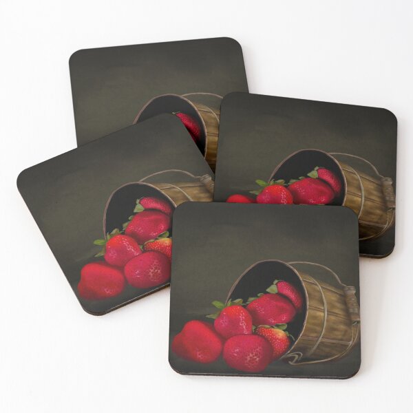 Aperçu de l'œuvre Fraises nature morte créée et vendue par Stacey Purdy.