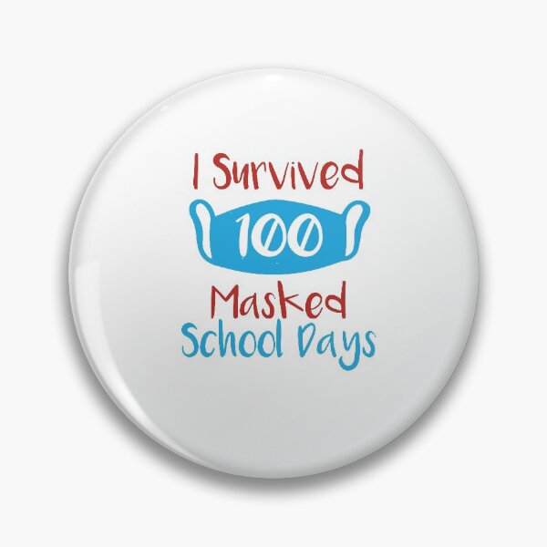 Item preview, I Survived 100 Masked School Days ,Funny 100th Day Of School designed and sold by Noussairox.