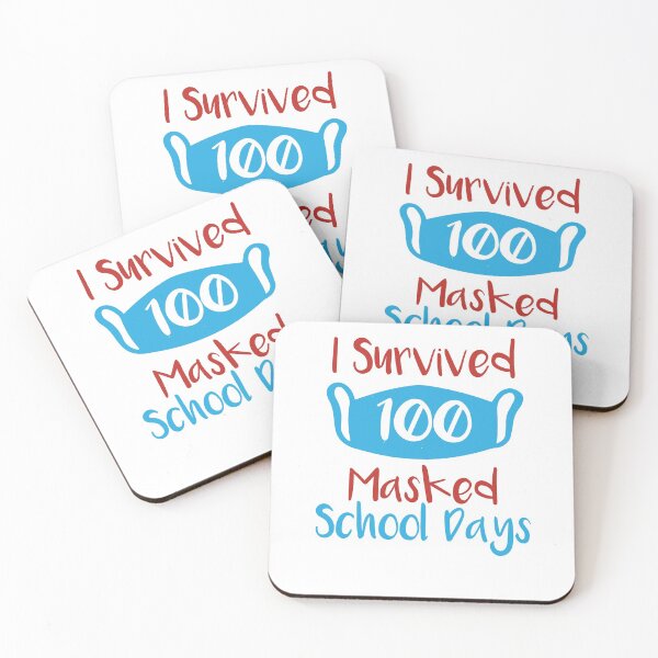 Item preview, I Survived 100 Masked School Days ,Funny 100th Day Of School designed and sold by Noussairox.