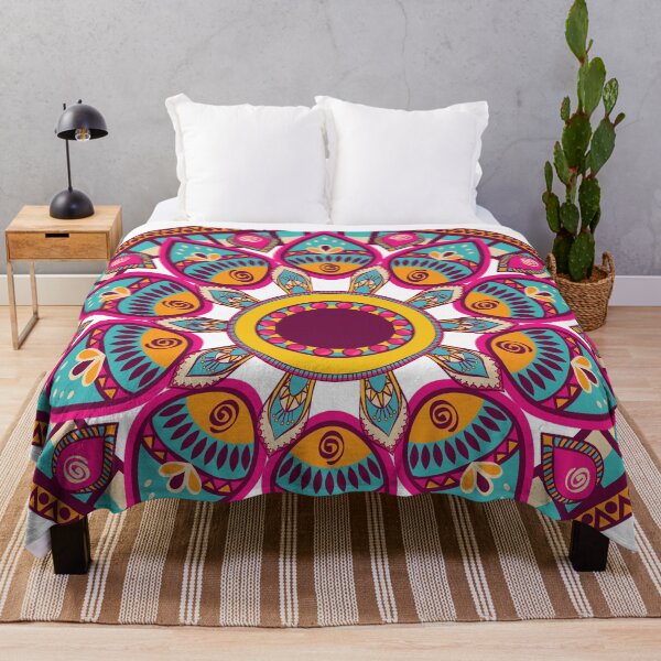 Item preview, Geometric Sequence Calculator Mandala Abstract Art Cool Modern Contemporary Bright Realistic Artwork Bricks designed and sold by cattiktoks1718.
