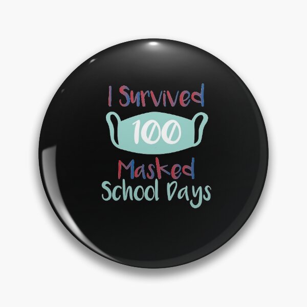 Item preview, I Survived 100 Masked School Days ,Funny 100th Day Of School designed and sold by Noussairox.