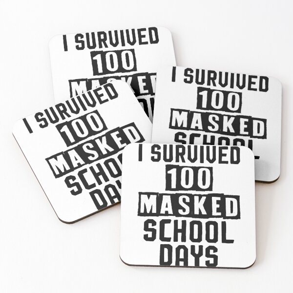 Item preview, I Survived 100 Masked School Days ,Funny 100th Day Of School designed and sold by Noussairox.