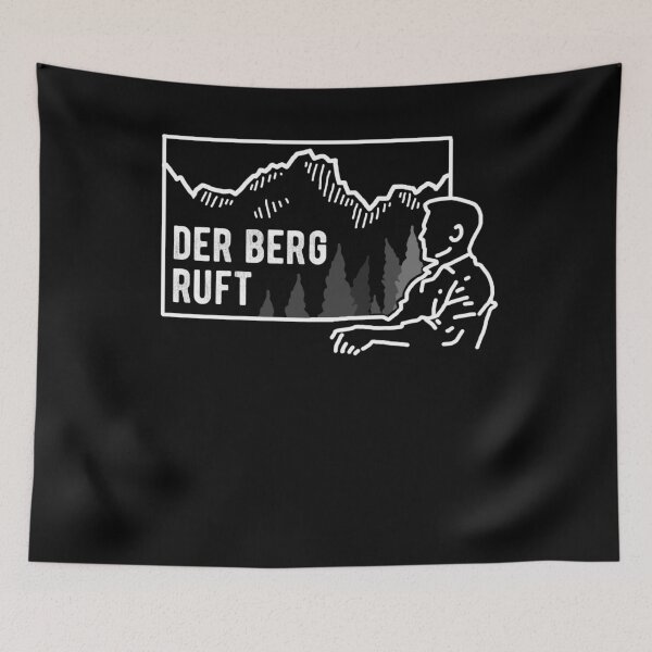 Artikelvorschau, Der Berg Ruft Die Wanderer Geschenk Für Wander-Freunde entworfen und verkauft von PlatonisDesign.
