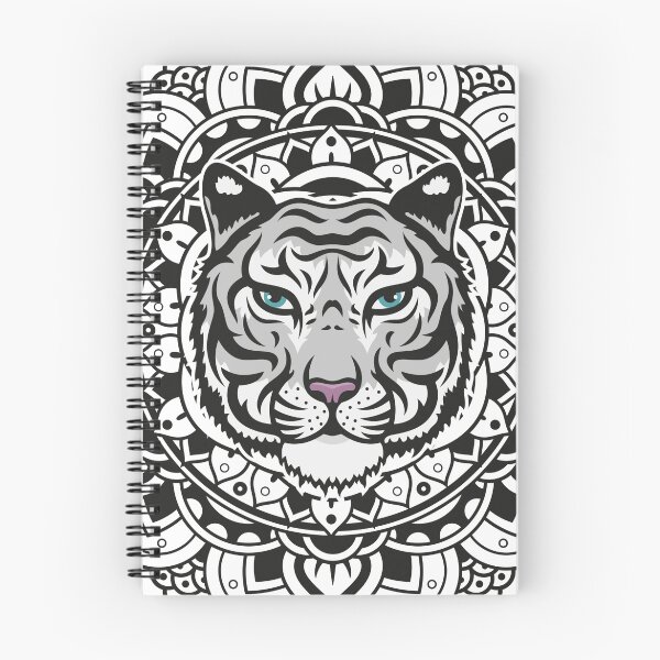 Item preview, Mandala white tiger designed and sold by MarcoCapra89.
