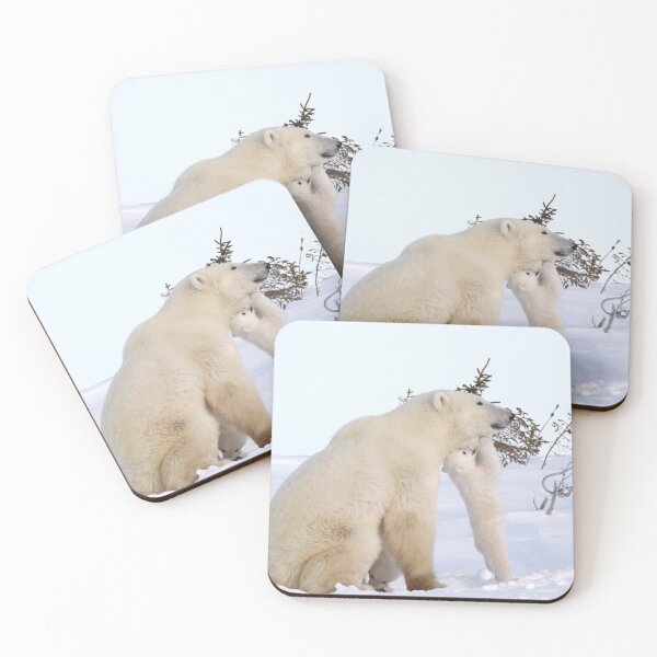 Item preview, Polar bear cub playing with Mom designed and sold by Marion Joncheres.