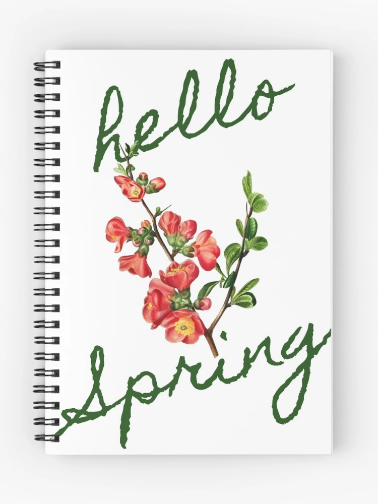 Thumbnail 1 of 3, Journal, Hello, Spring designed and sold by hashnan21.