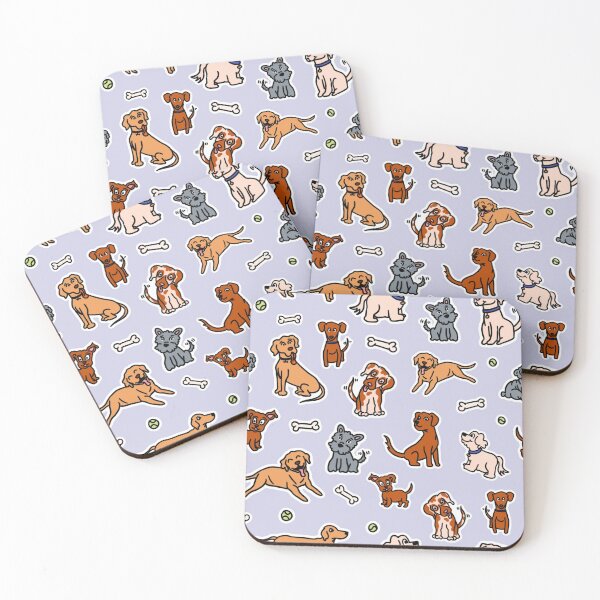 Item preview, Happy Dog Pattern designed and sold by blackheart creations.