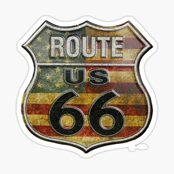Item preview, Route 66 Old Glory designed and sold by Lawrence Baird.