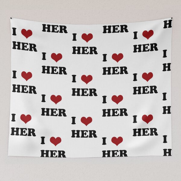 Item preview, I love her designed and sold by shorouqaw1.