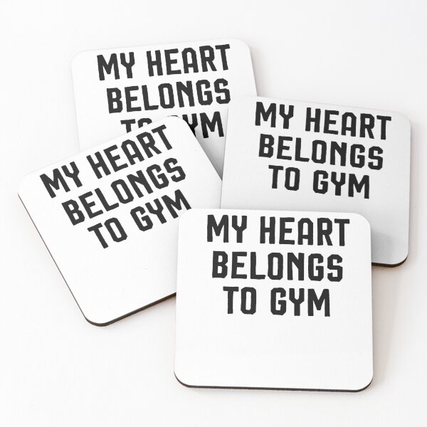 Item preview, My Heart Belongs To Gym ,Funny Valentine's Day designed and sold by Noussairox.