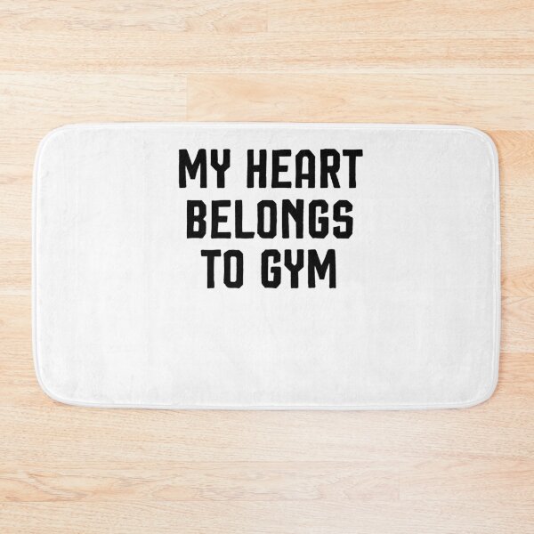 Item preview, My Heart Belongs To Gym ,Funny Valentine's Day designed and sold by Noussairox.