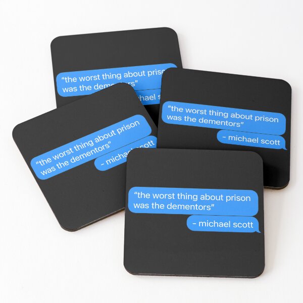 Item preview, Prison Dementors Michael Scott Quote designed and sold by Rachel Grace.