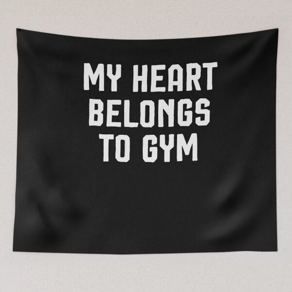 Item preview, My Heart Belongs To Gym ,Funny Valentine's Day designed and sold by Noussairox.