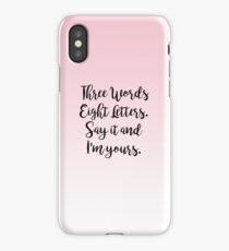 Gossip Girl - Three Words Eight Letters iPhone Case