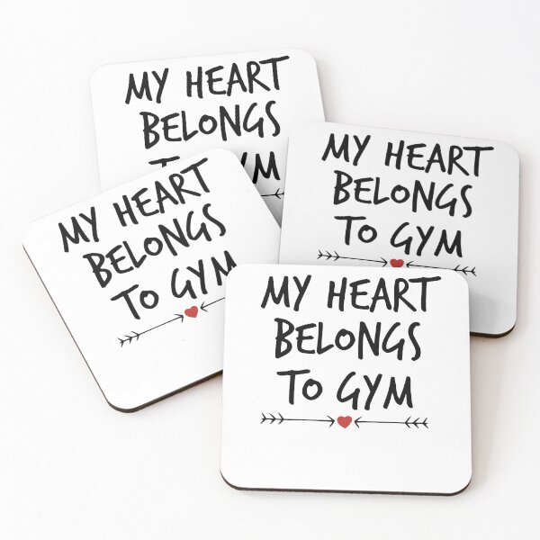 Item preview, My Heart Belongs To Gym ,Funny Valentine's Day designed and sold by Noussairox.