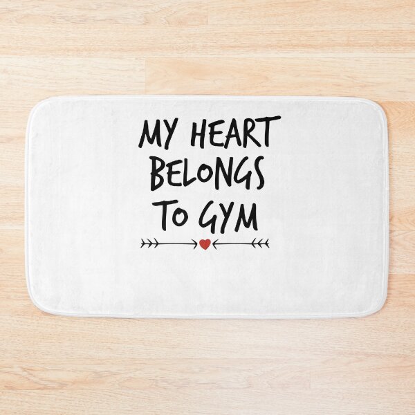 Item preview, My Heart Belongs To Gym ,Funny Valentine's Day designed and sold by Noussairox.