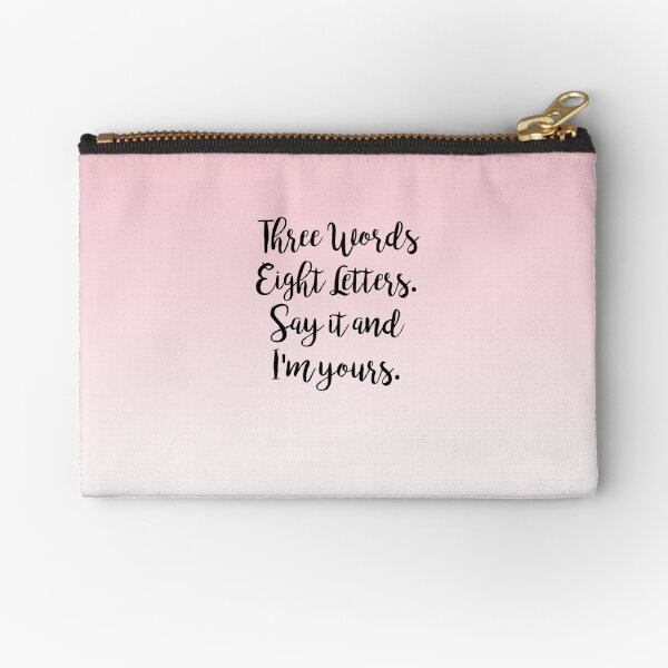 Gossip Girl - Three Words Eight Letters Zipper Pouch