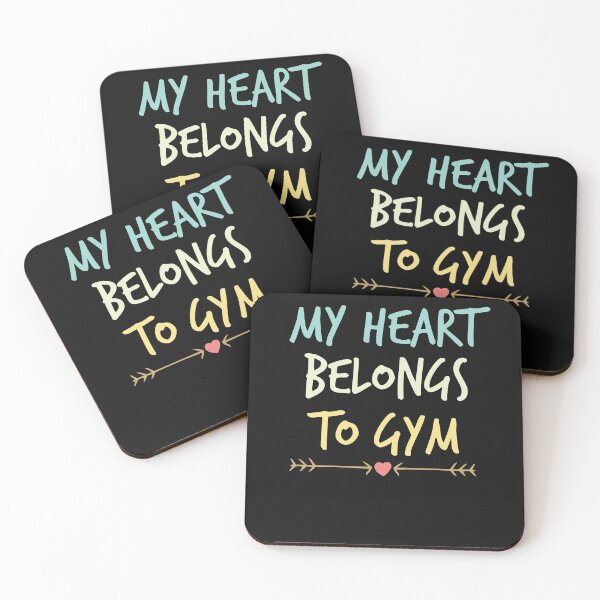 Item preview, My Heart Belongs To Gym ,Funny Valentine's Day designed and sold by Noussairox.
