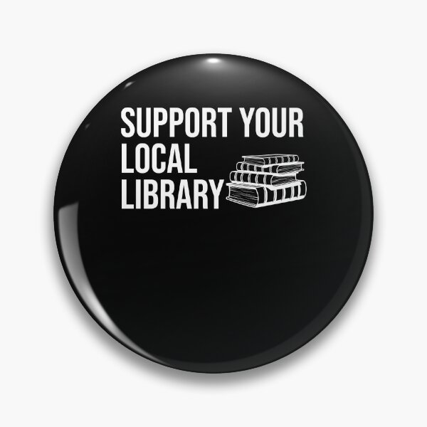 Item preview, Support Your Local Library Bookworm Librarian Reading designed and sold by woodesigner.
