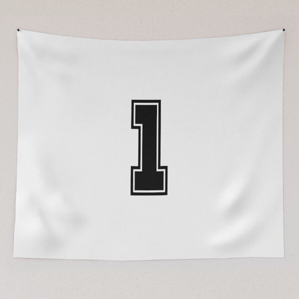 Item preview, 1 shirt number college style number designed and sold by GeogDesigns.