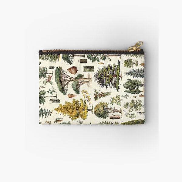 Item preview, Adolphe Millot Evergreen Trees Vintage Scientific Illustration Encyclopedia Labeled Diagrams  designed and sold by Ejaaz.