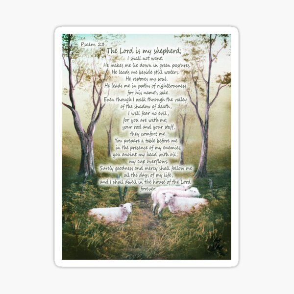 Item preview, Psalm 23 designed and sold by mlcreates64.