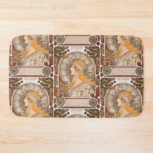 Item preview, Mucha Poster. Zodiaque or La Plume (ca. 1896–1897) by Alphonse Maria Mucha. Original from The Art Institute of Chicago. designed and sold by carlarmes.