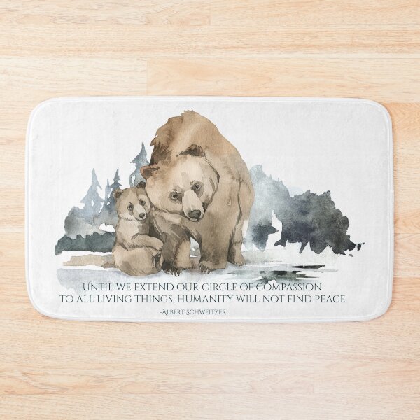Item preview, Grizzly Bear with her Cute Cub - Circle of Compassion designed and sold by TheCurators.