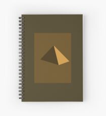 Simple Notebook - pyramide Spiral Notebook