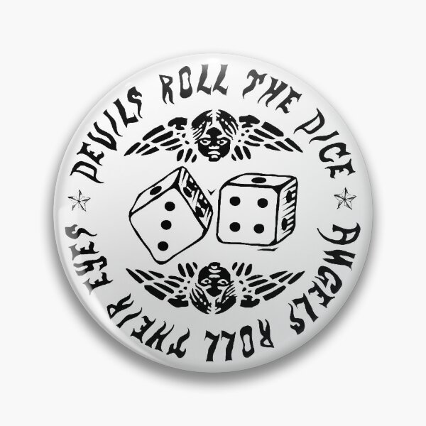 Taylor Swift Cruel Summer Devils Roll the Dice / Angels Roll Their Eyes Pin