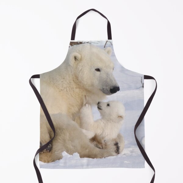 Item preview, Mother polar bear relaxing with cub designed and sold by Marion Joncheres.