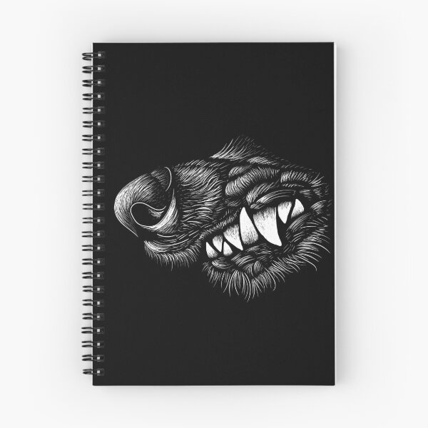Item preview, Vintage Growling Wolf In Prowling In darkness designed and sold by aMortalArtist.
