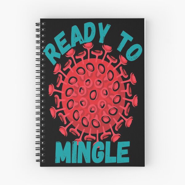 Item preview, READY TO MINGLE FUNNY VIRUS MEDICAL LABORATORY SCIENTIST  designed and sold by Hippiesole.