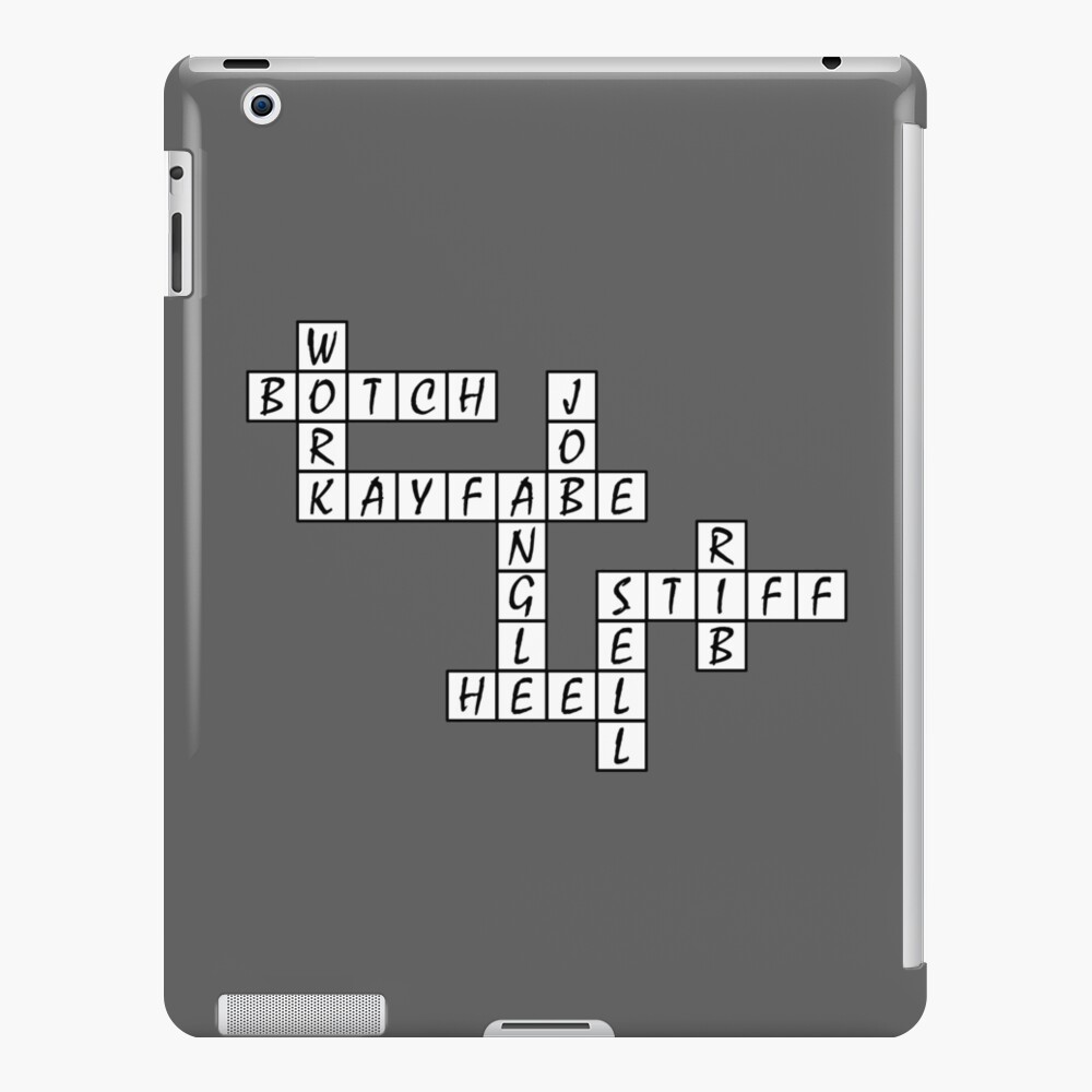 quot Wrestling Fan Crossword Puzzle quot iPad Case Skin for Sale by
