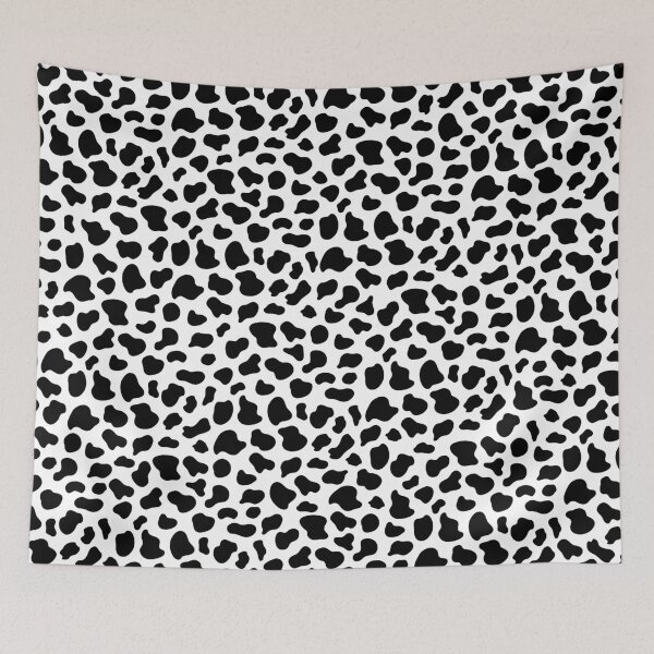 Item preview, Beautiful Black and White Cow Pattern Animal Print designed and sold by GDCdesigns.