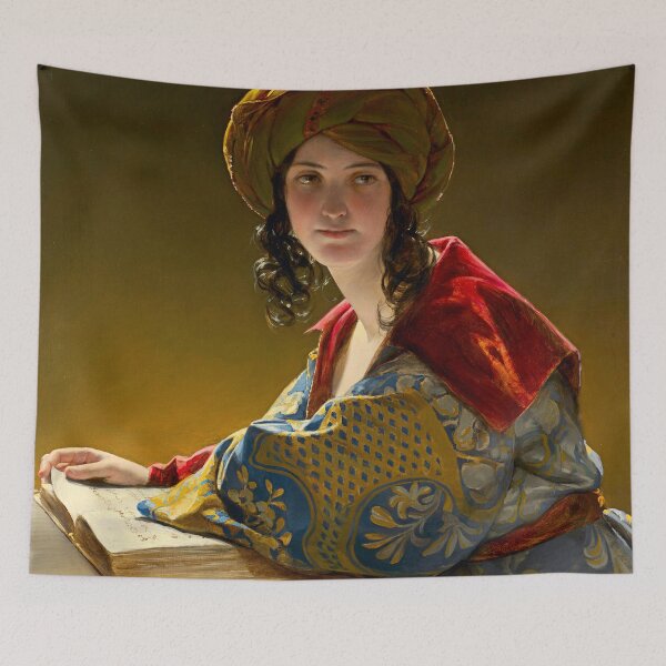 Item preview, The Young Eastern Woman - Friedrich Amerling designed and sold by brushandframes.